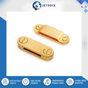 คลิปหนีบเทปคุณภาพพรีเมียม Jetprix International (ทองเหลืองสีกันเมทัลและอะลูมิเนียม) สำหรับงานก่อสร้าง - ขนาดและโลโก้ปรับแต่งได้ - Product Image 2