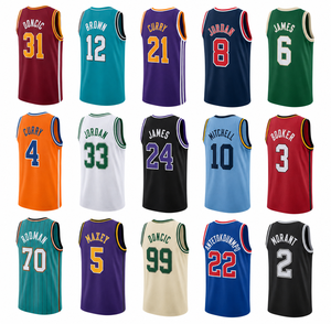 Nuevo 2026, Camiseta Deportiva Transpirable con Bordado para Hombre Adulto, Diseño Americano, Números 23 James, 7 Durant, 5 Edwards, 0 Tatum, 11 Brunson, 77 Doncic, Talla 30 - Product Image 2