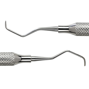 Curette Gracey 7/8 Standard Postérieur Double Embout, Détartreur Parodontal 10mm, Manche Creux, Acier Inoxydable Chirurgical, Outil Dentaire - Product Image 2