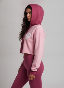Sudadera Corta con Bloques de Color y Estampado de Letras en la Parte Delantera para Mujer, Ropa Casual de Moda Otoñal - Product Image 5