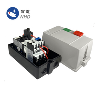 Démarreur de moteur de contacteur à courant alternatif de démarreur magnétique enfermé par MS1-25D IP65, démarreur de DOL, triphasé 220VAC 10HP