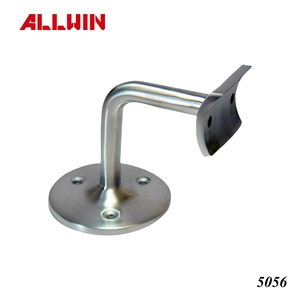 Support de main courante réglable mural en acier inoxydable avec base ronde résistant à la rouille pour escalier et balcon ALLWIN 5057 - Product Image 2