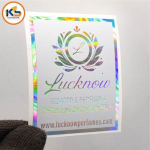 Custom Durable Holographic Vinyl Aluminum Foil Label Stickers | <b>Waterproof</b> UV Coated Die-Cut Printed Labels for Cosmetic Face - Product Image 6