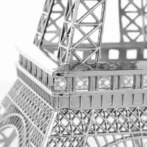 Escultura de la Torre Eiffel de Metal Hecha a Mano, Figura Arquitectónica Art Deco, Decoración de Mesa, Centro de Mesa Moderno para Sala de Estar, Regalo de Inauguración de Casa - Product Image 3