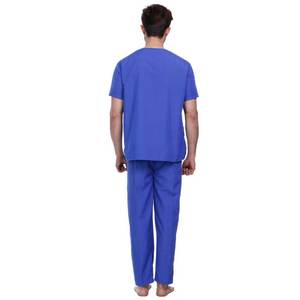 Tenues d'infirmière en jean personnalisées de haute qualité pour la vente en gros, ensembles de blouses médicales d'hôpital unisexes avec détection d'aiguilles, service OEM - Product Image 3