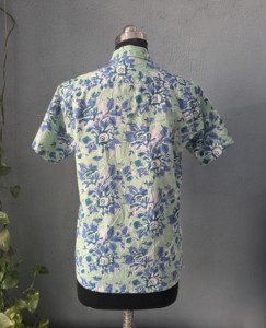 Camisa Casual de Manga Corta con Estampado Floral para Hombre, Cuello Camisero, Transpirable, de Algodón, Estilo Veraniego - Product Image 4