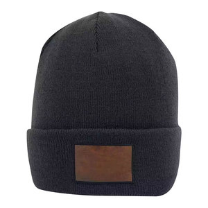 Beanie <b>Hats</b> Soft Knitted Winter <b>Hat</b> <b>Warm</b> Casual Outdoor Streetwear Headwear Fashion Trendy Beanie <b>Hats</b> - Product Image 1