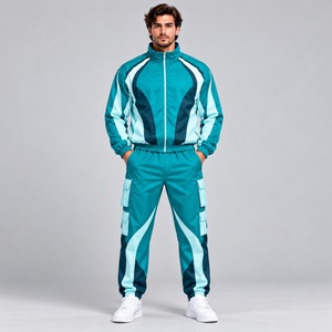 Chándal de nailon superior para hombre, construcción ligera, transpirable, ideal para fitness, viajes, correr y actividades deportivas. - Product Image 1