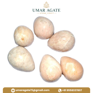 Huevos de Jaspe Rojo Tallados, Piedra Ovalada de Gema, Artesanía con Tema de Amor Grabado para Regalo y Decoración - Product Image 2
