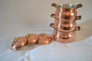 หม้อตุ๋นทองแดงตุรกีมีฝาปิด - Product Image 6