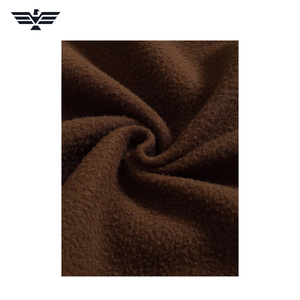 Chaqueta Varsity para Hombre, Color Marrón con Bloques de Color, 100% Algodón Ecológico, Parches Bordados, Cierre de Botones de Una Sola Fila - Product Image 6