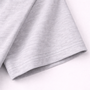 T-shirt en coton tricoté personnalisé avec logo pour homme, col rond, grande taille, pour le sport et la gym - Product Image 5