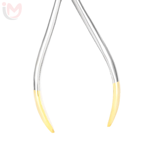 Pince orthodontique dentaire avec poignée rembourrée, couleur argent, outil manuel de classe I, 3 positions de mâchoires - Product Image 4