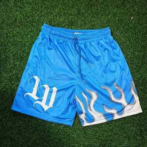 2024 High Quality Wholesale Heat-Transfer Printing Solid Basketball <b>Shorts</b> Custom Summer <b>Men</b> Casual Beach Breathable Mesh Quick - Product Image 5