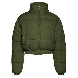 Manteau d'hiver matelassé à capuche pour femme, coupe oversize, chaud et décontracté, 100 % polyester, écologique, respirant et chauffant - Product Image 3