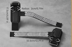PROFIT-SPORT Sangles de soutien du poignet réglables, robustes, antidérapantes, avec fermeture auto-agrippante, en néoprène respirant pour l'entraînement de force et la gym - Product Image 5