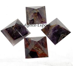 Cristal usine prix fournisseur en gros pierre naturelle agate jaspe dalmatien énergie de guérison pyramide naturelle pour la méditation - Product Image 5