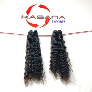 Cabello virgen birmano rizado 100% natural vietnamita a precio de mayorista para mujeres con cabello negro natural, extensiones de cabello humano. - Product Image 3