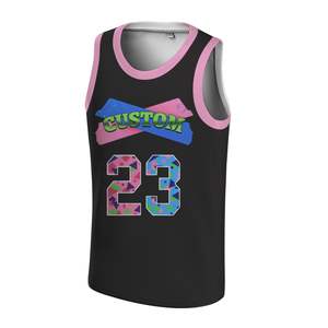 Camisetas de Baloncesto Ligeras Personalizadas con Transferencia de Calor, Poliéster Duradero, Transpirable, de Secado Rápido, Protección UV, Tallas Grandes para Adultos - Product Image 2