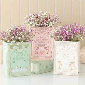 Ceramic Tabletop Vases Set Shabby Chic Design Painted Floral Pattern 8-16 Inches Exquisite Durable Decor - Product Image 1
