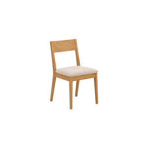 Ensemble de salle à manger rond en teck ARTERRA, luxe, petit espace, table moderne avec chaises rembourrées pour la maison - Product Image 4