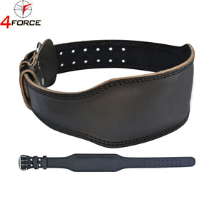 Heavy Duty Powerlifting Belt Genuine Leather Gym Belt Adjustable Double Prong <b>Back</b> <b>Support</b> OEM Custom Factory Manufacturer - Product Image 5