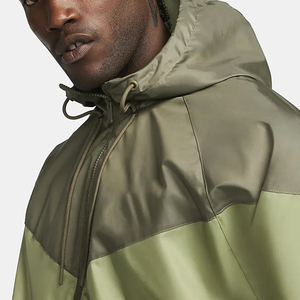 High Quality Training Wear Nylon <b>Tracksuit</b> Sets Fashionable Windbreaker Color Block Track Jacket and Pants Gym Apparel Supplier - Product Image 2