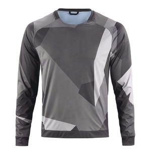 Maillot de course pour moto, maillot de motocross à manches longues, séchage rapide, respirant, polyester, vêtements de sport pour moto, vente en gros OEM - Product Image 2