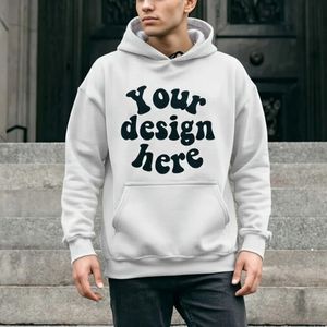 เสื้อฮู้ดซิปผู้ชายผ้าฝ้ายหนา 400 กรัม แบบเรียบ สีพื้น สำหรับฤดูหนาว ปรับแต่งได้สำหรับขายส่ง บังกลาเทศ - Product Image 1