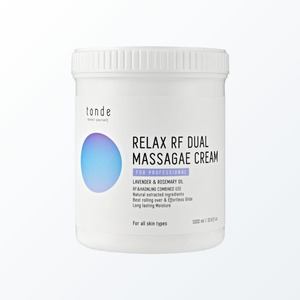 Crema de belleza para el rostro Tondeu Relax RF Dual Massage Cream, crema de masaje facial de fácil aplicación, 1000ml, hecho en Corea. - Product Image 1