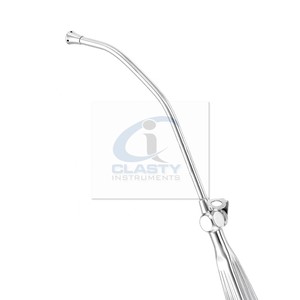Cannule d'aspiration chirurgicale ORL réutilisable en acier inoxydable, instrument chirurgical manuel, classe I, certifié CE, OEM - Product Image 4