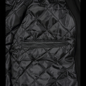 Vestes de baseball personnalisées pour hommes de haute qualité, vestes de varsity personnalisées pour hommes avec manches en cuir noir - Product Image 6