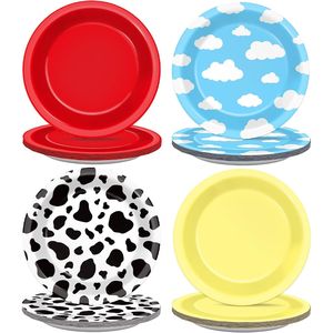 48 Piatti di Carta a Tema Cartoni Animati per Feste di Compleanno, Decorazioni Ispirate per Tavoli da Gioco e Attività - Product Image 2