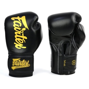 ถุงมือชกมวย Fairtex MMA Sanda แบบเต็มนิ้ว หนังแท้ 100% ปิดด้วยแถบตีนตุ๊กแก สำหรับฝึกศิลปะการต่อสู้ - Product Image 1