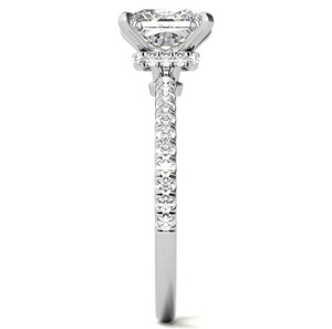 Moissanite Princess Cut <b>Ring</b> 925 Sterling <b>Silver</b> Engagement Wedding <b>Solitaire</b> Promise <b>Ring</b> Fine Jewelry Women Party - Product Image 3
