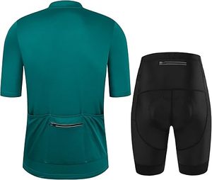 Ensemble de maillot de cyclisme pour homme, séchage rapide, respirant, manches courtes et short avec poche, OEM - Product Image 3
