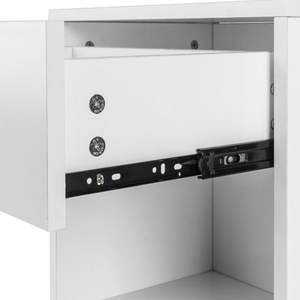 2pcs <b>White</b> <b>Nightstands</b> with Drawer Elegant Furniture Accessory - Product Image 6