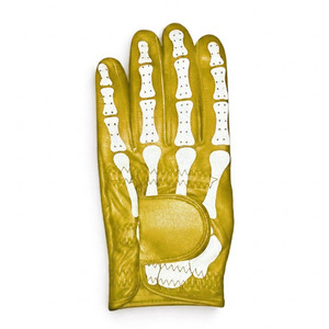 Guantes de Golf SAAR INDUSTRIES de Piel Cabretta con Estampado de Esqueleto Rojo, Cierre de Gancho y Bucle, Antideslizantes, para Mano Derecha, Unisex, para Exteriores - Product Image 4