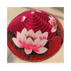 Sombrero Cónico de Hoja de Palma de Bambú Hecho a Mano, Estilo Tradicional para Agricultura, Playa, Festivales, Viajes, Sombrero Decorativo de Exportación - Product Image 1