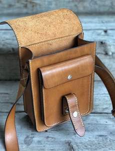 Sac bandoulière en cuir unisexe décontracté - Product Image 2