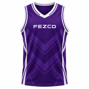 Maillot de basketball unisexe personnalisé rouge, noir et blanc – Hauts tendance respirants 100 % polyester antibactérien - Product Image 2