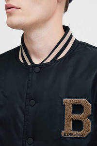 Chaquetas Universitarias de Otoño para Hombre, Chaquetas Varsity con Logotipo Personalizado, Manga Larga, Bordado Chenille, Chaqueta Casual de Béisbol - Product Image 4