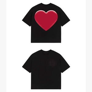 เสื้อยืดผู้ชายผ้าฝ้าย 100% ทรงหลวม พิมพ์ลาย เสื้อยืดโอเวอร์ไซส์สีเทา ผ้าคอตตอนเจอร์ซีย์ 240 GSM เสื้อยืดเรียบ พิมพ์โลโก้ตามสั่ง - Product Image 3