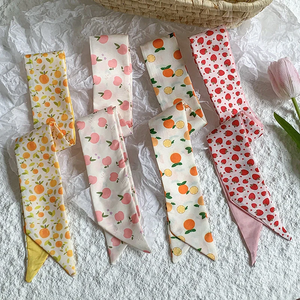 Nuevo Pañuelo de Lujo 2026 con Estampado de Corazones para Mujer, Bolso de Mano, Cinta para el Cabello, Pañuelos Finos de Seda, Foulard, Pañuelo para el Cuello, Diadema - Product Image 1