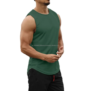 Débardeurs pour hommes OEM, t-shirt sans manches, débardeur musculaire pour garçon, débardeur stringer pour hommes pour la musculation - Product Image 5