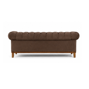 Sofá de Tela de 1 Plaza de Diseño Moderno en Madera de Teca Sólida de Lujo para Hotel, Villa, Apartamento y Sala de Estar - Product Image 5