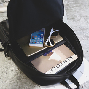 Mochila para Portátil Roziv Sports de Piel Sintética con Rayas Oxford, Anti-Robo, con Cierre de Cremallera y Cierre de Hebilla, Gran Capacidad (20-39L), Unisex - Product Image 5