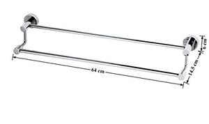 Shiny Mirror Polished Stainless Wall Mounted Towel Stand Reliable for <b>Bathroom</b> Usage Home and <b>Bathroom</b> <b>Accessories</b> Available - Product Image 5