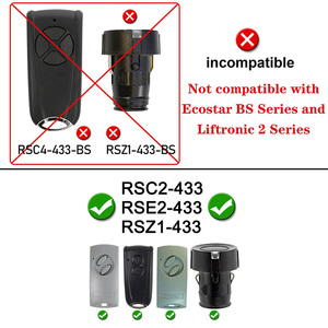 Pour <span class=keywords><strong>ECOSTAR</strong></span> RSE2-433 <span class=keywords><strong>porte</strong></span> de <span class=keywords><strong>Garage</strong></span> télécommande 433MHz Code roulant <span class=keywords><strong>ECOSTAR</strong></span> RSE2 RSC2 RSZ1 433 <span class=keywords><strong>porte</strong></span> électrique télécommande - Product Image 2