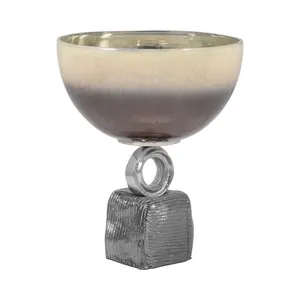 Bol à fruits artisanal de luxe pour la décoration intérieure scandinave moderne, la salle à manger et la décoration de table, objet décoratif haut de gamme fait main et sûr. - Product Image 1